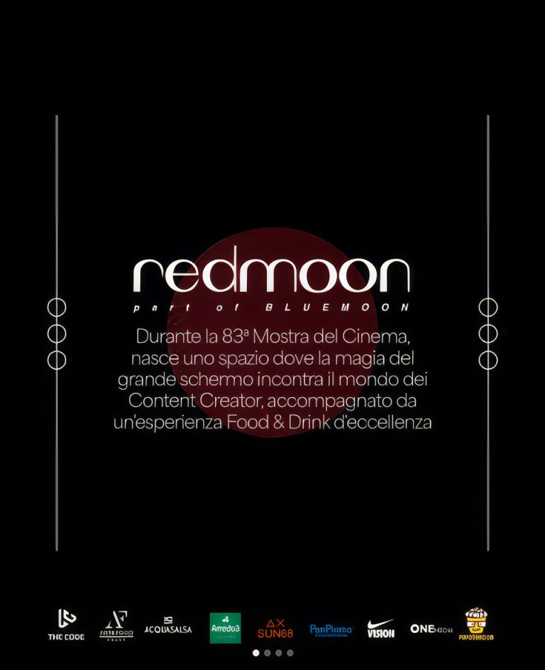 PanPiuma sponsor di REDMOON alla Mostra del Cinema di Venezia